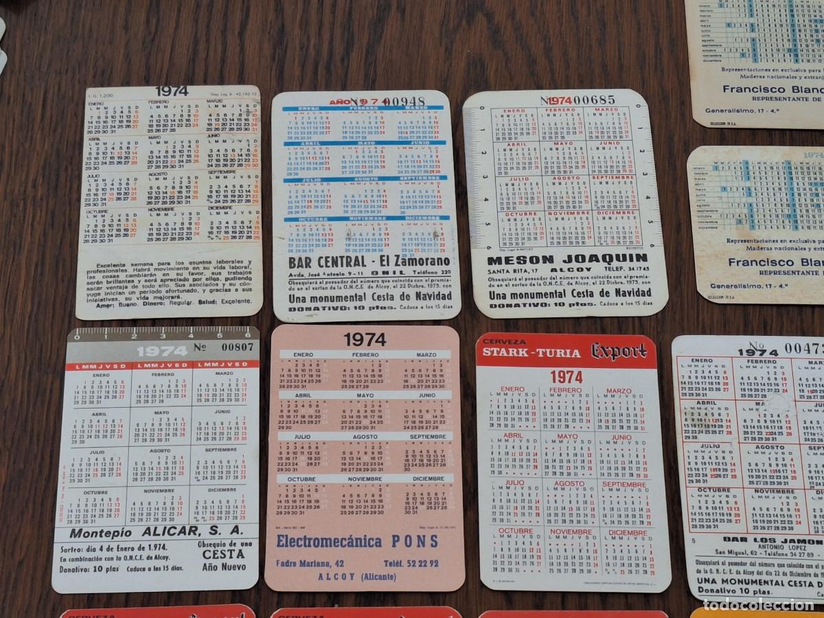 Coleccionismo calendarios: Lote calendarios 1974 - Foto 3