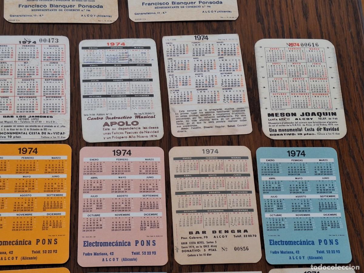 Coleccionismo calendarios: Lote calendarios 1974 - Foto 4