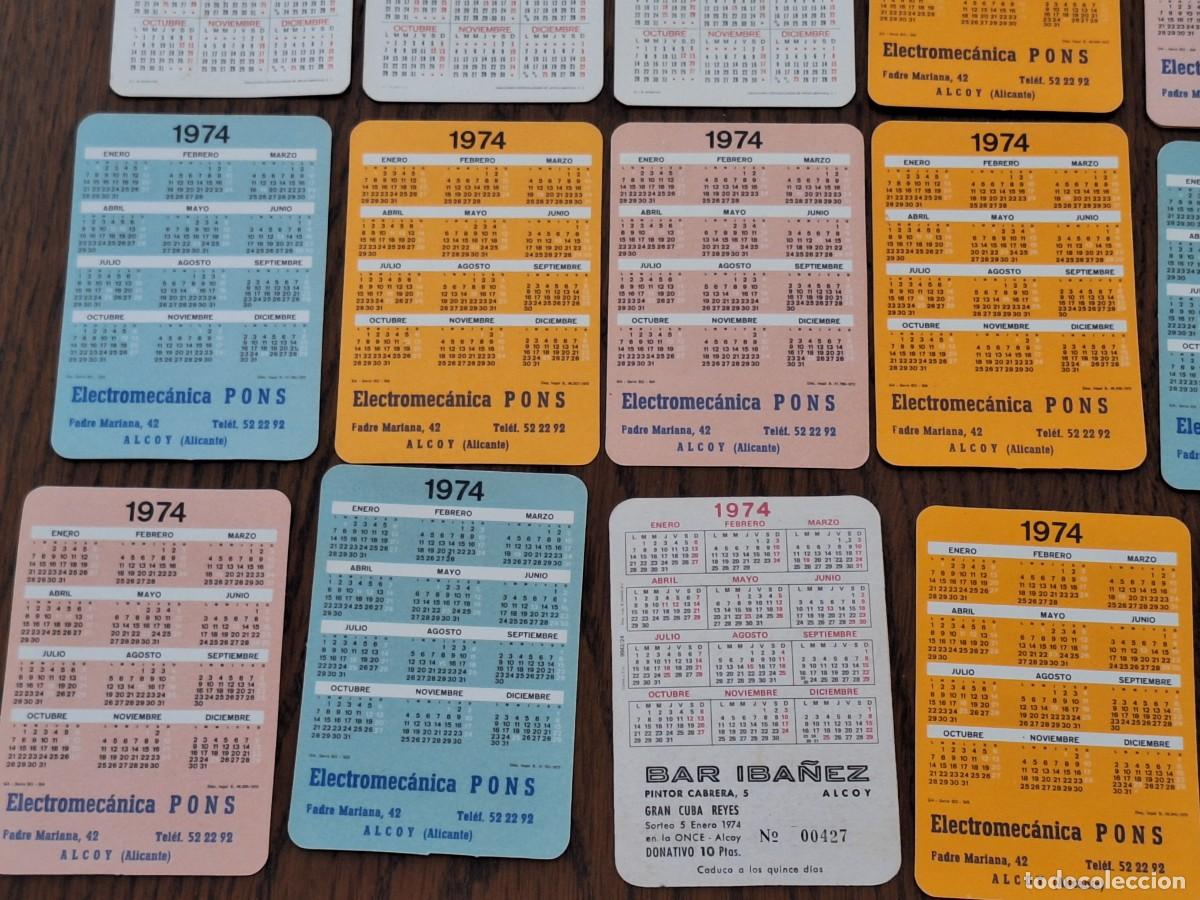 Coleccionismo calendarios: Lote calendarios 1974 - Foto 6