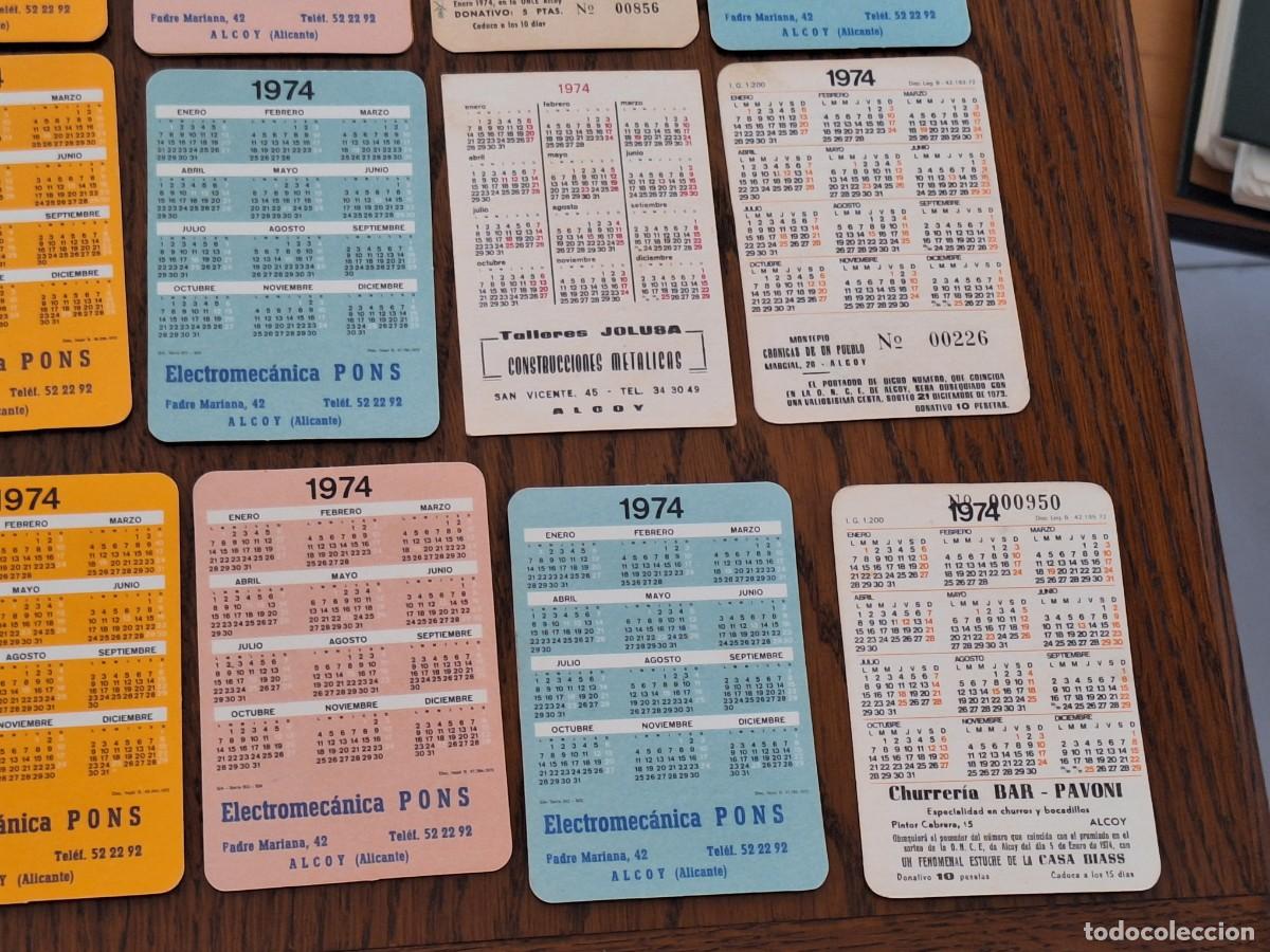 Coleccionismo calendarios: Lote calendarios 1974 - Foto 7