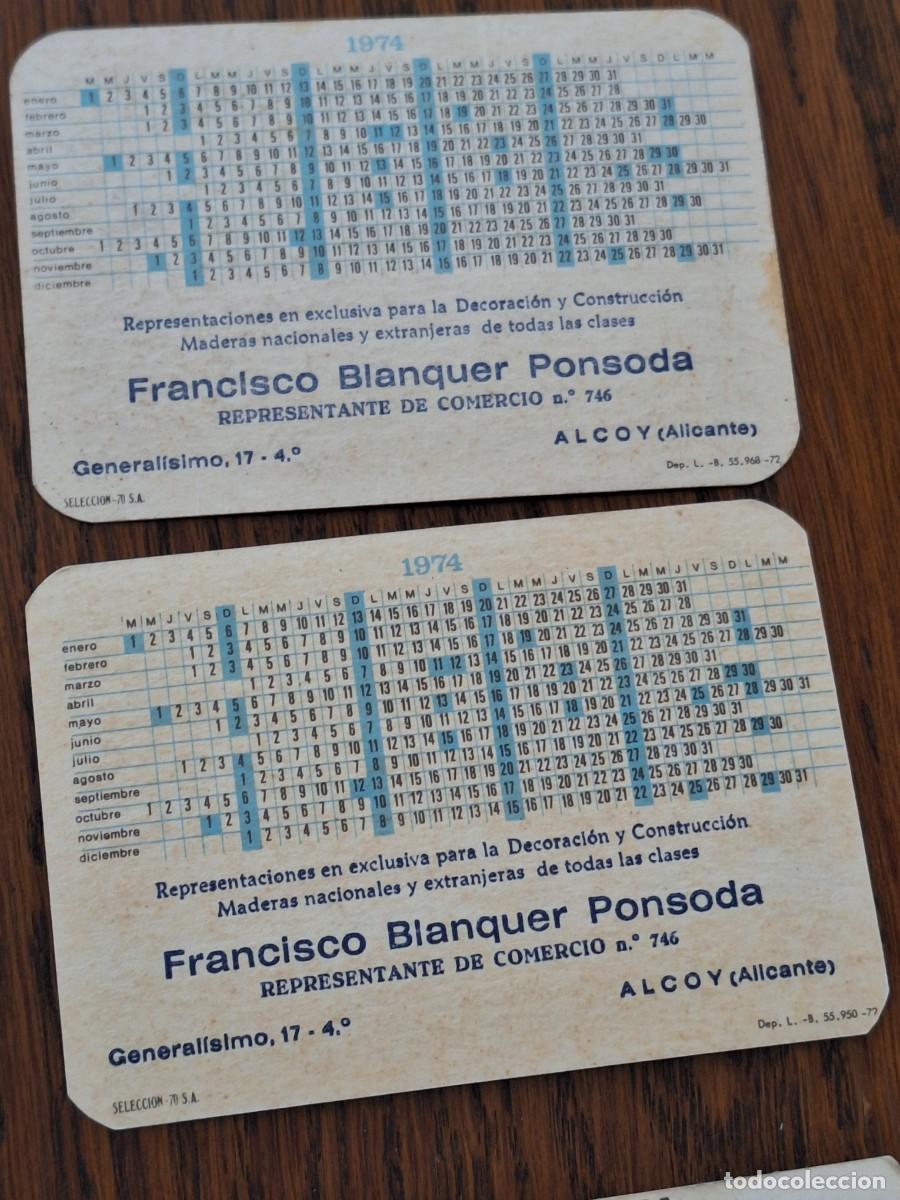 Coleccionismo calendarios: Lote calendarios 1974 - Foto 10