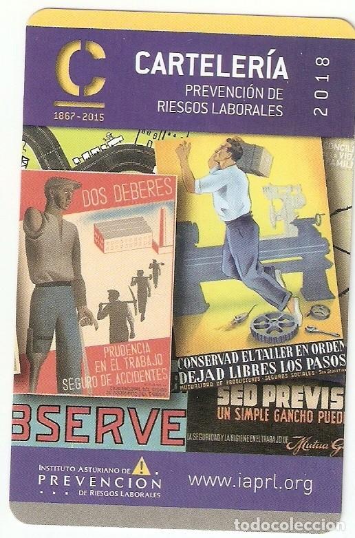 Sammeln von Kalendern: CALENDARIO FOURNIER INSTITUTO ASTURIANO DE PREVENCION DE RIESGOS LABORALES 2018