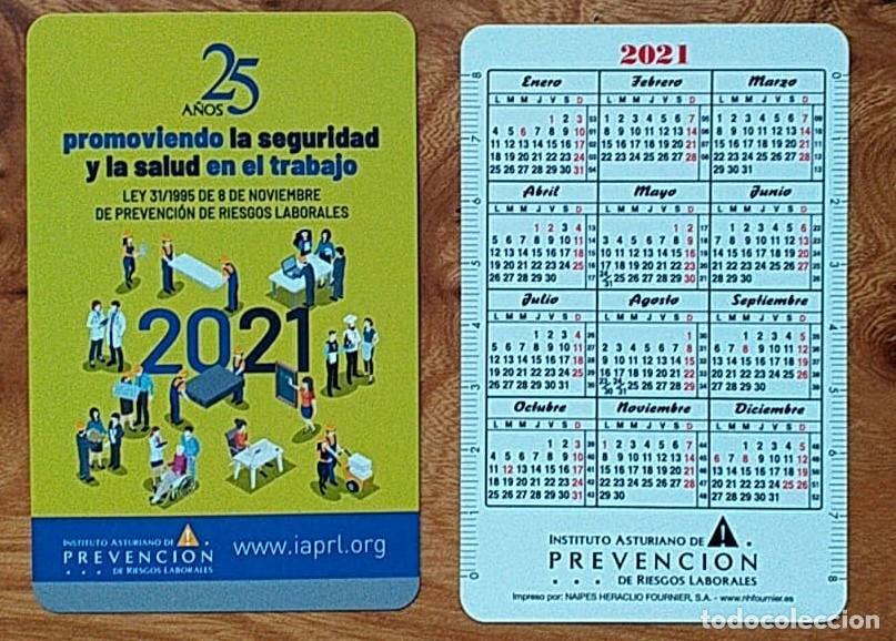 Sammeln von Kalendern: CALENDARIO FOURNIER INSTITUTO ASTURIANO DE PREVENCION DE RIESGOS LABORALES 2021