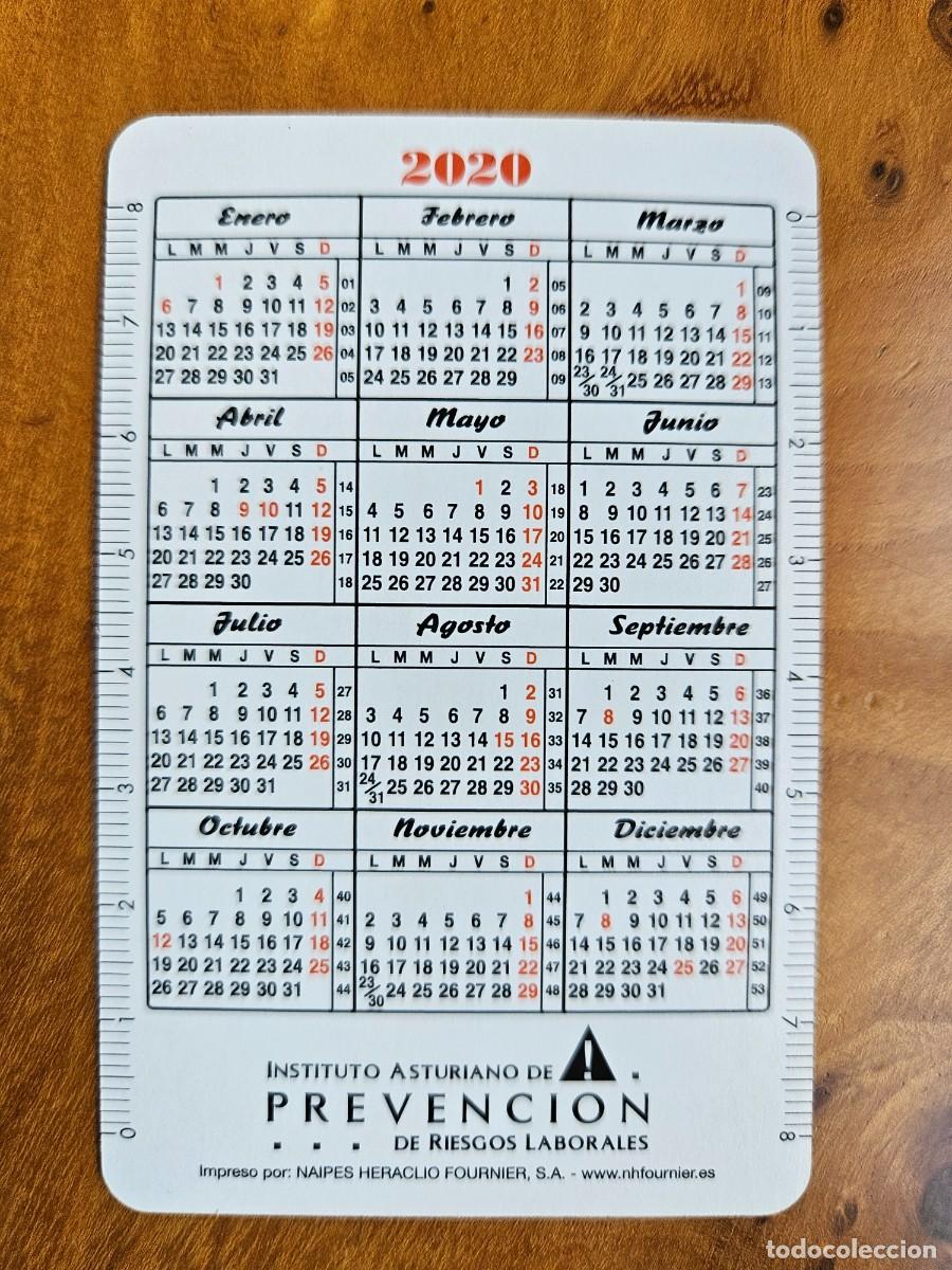 Collectables Calendars: CALENDARIO FOURNIER INSTITUTO ASTURIANO DE PREVENCION DE RIESGOS LABORALES 2020