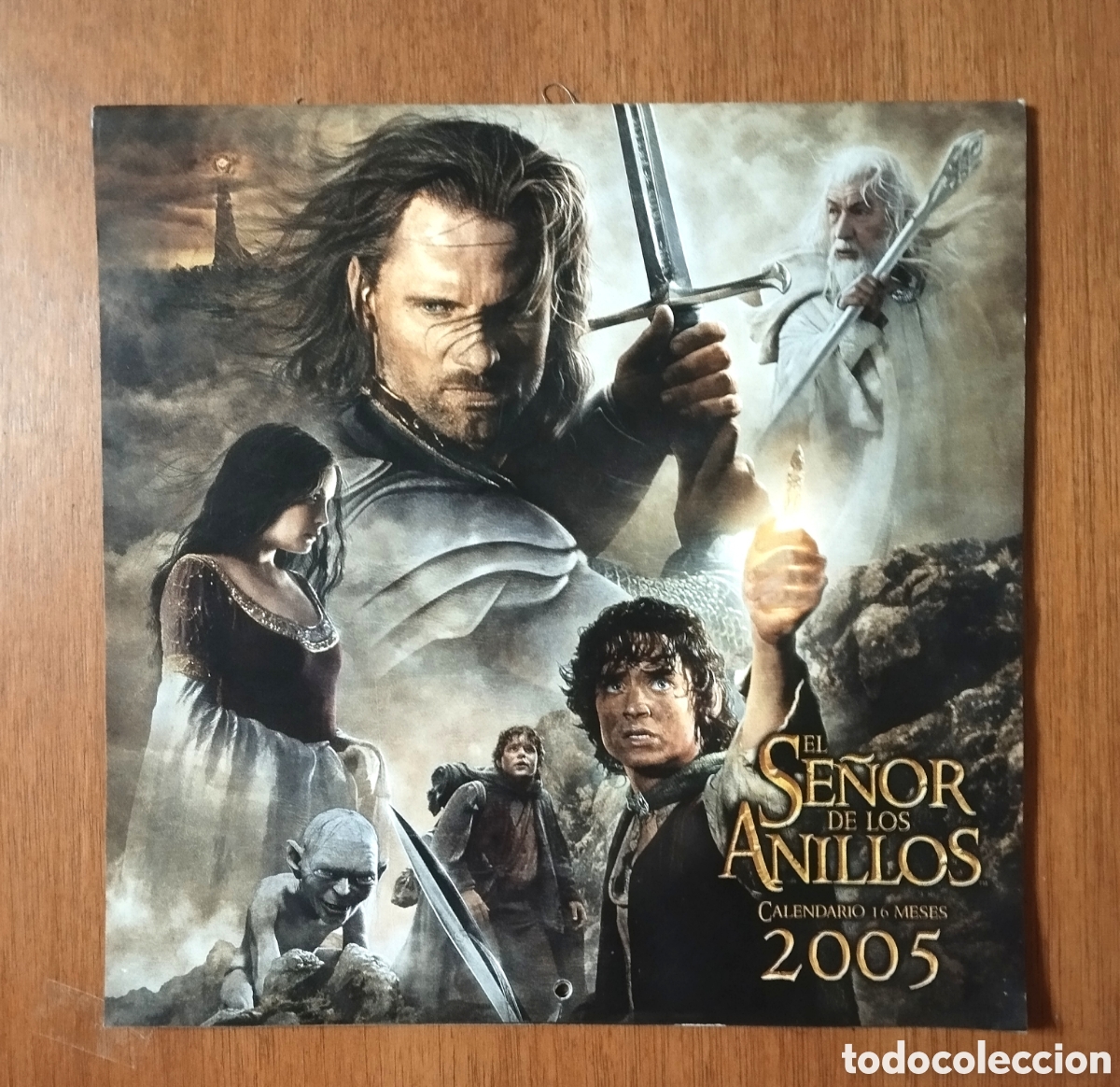 Coleccionismo calendarios: Calendario El se&ntilde;or de los anillos. 2005 - Foto 1