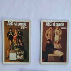 Coleccionismo Calendarios: 3 CALENDARIOS FOURNIER AÑO 1972, DE AEG Y TELEFUNKEN