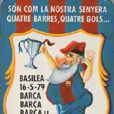 Coleccionismo Calendarios: CALENDARIO BARCELONA FC AÑO 1980 CAL-9885