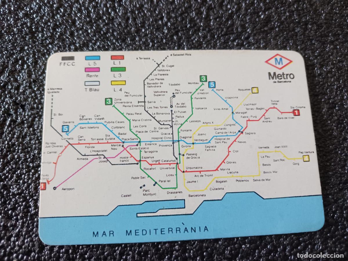 Collectables Calendars: publicitario, 1991 calzados marimer, plano red de metro, barcelona