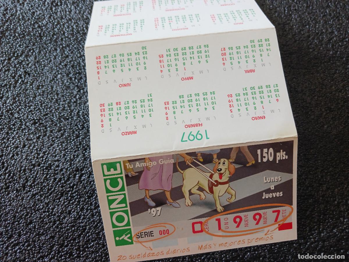 Collectables Calendars: triptico publicitario de la ONCE, 1997, santa lucia 75 aniversario, fournier