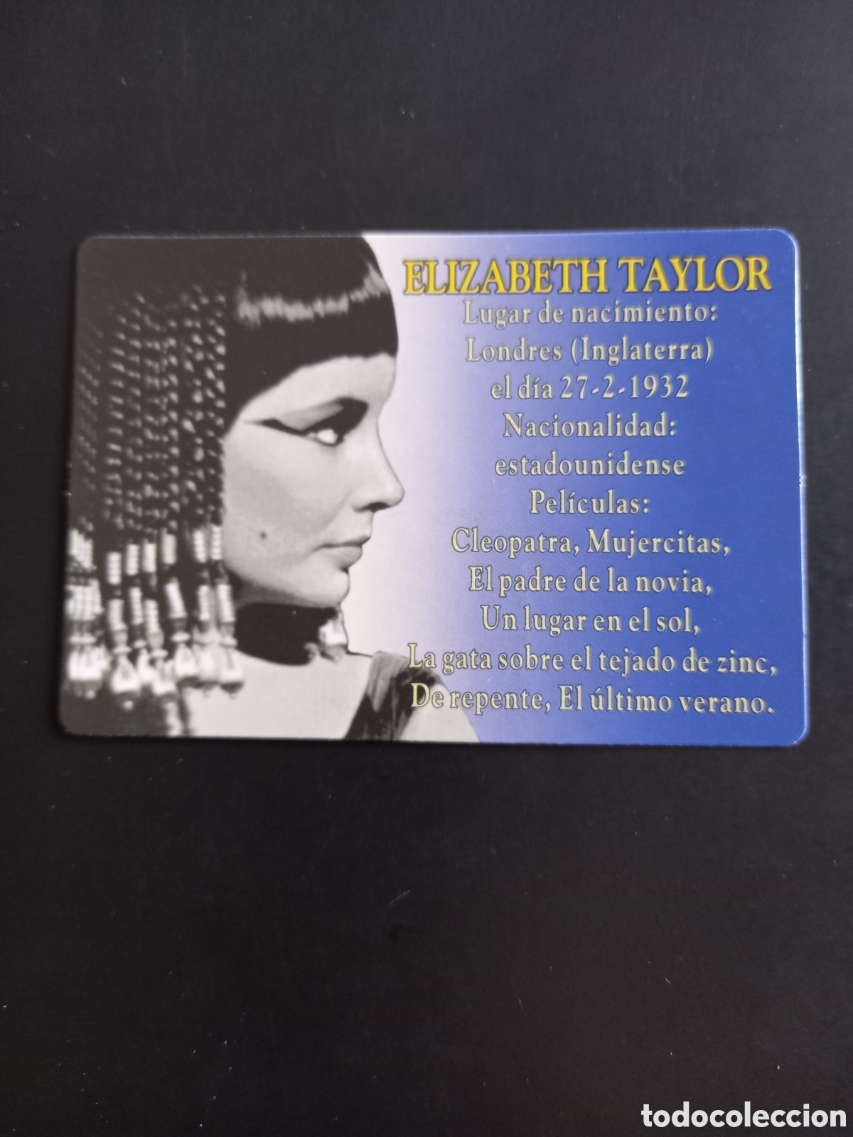 Coleccionismo Calendarios: CALENDARIO DE BOLSILLO A&Ntilde;O 2004 - ELIZABETH TAYLOR