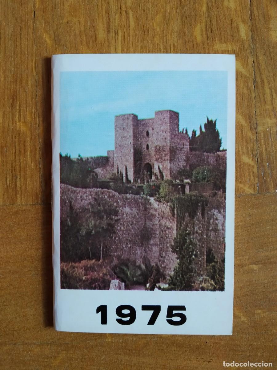 Coleccionismo calendarios: ALMANAQUE CALENDARIO MALAGA ALCAZABA A&Ntilde;O 1975 VER FOTOS
