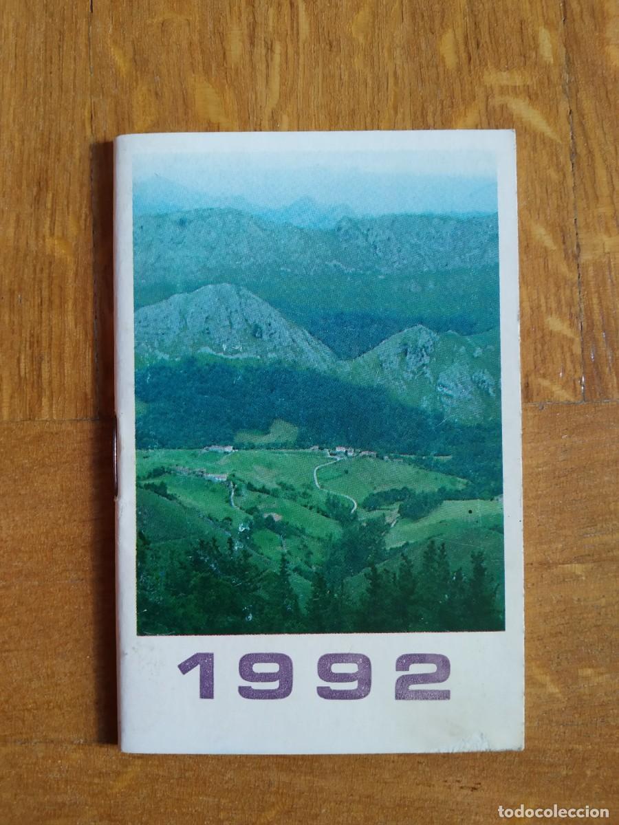 Coleccionismo calendarios: ALMANAQUE CALENDARIO ASTURIAS A&Ntilde;O 1992 VER FOTOS