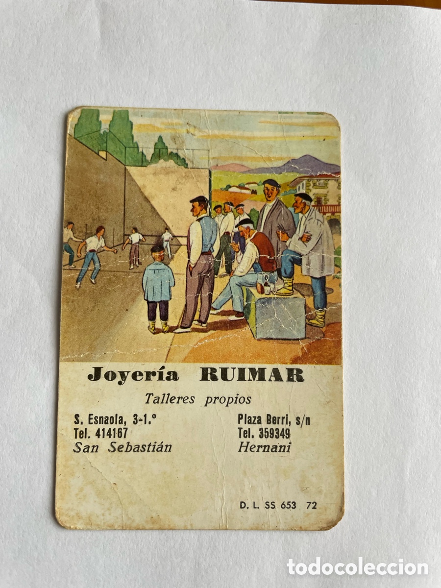 Coleccionismo calendarios: calendario tema vasco 1974 - Foto 1