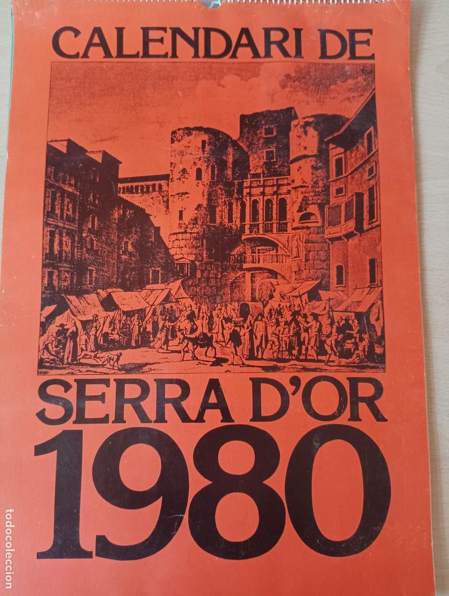 Sammeln von Kalendern: Calendari de la Serra d'Or. 1980 (Mercats de Catalunya)