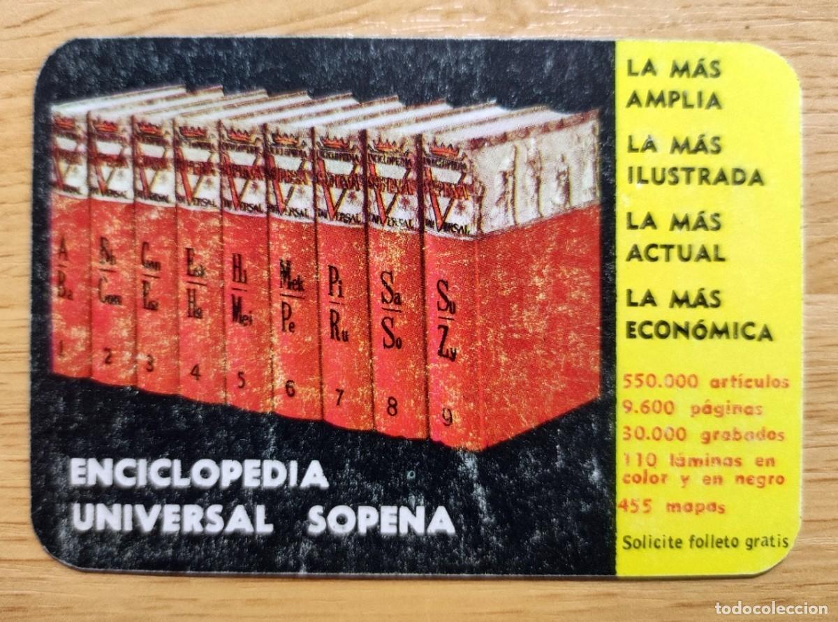 Coleccionismo Calendarios: CALENDARIO ENCICLOPEDIA UNIVERSAL RAMON SOPE&Ntilde;A 1964 1965
