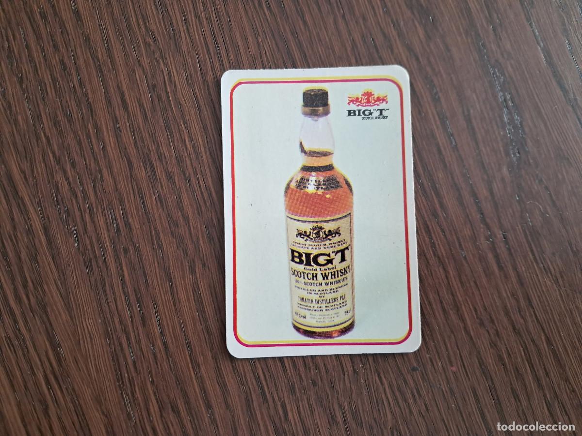 Coleccionismo Calendarios: calendario de publicidad de Portugal, scotch Whisky Big&rdquo;t&rdquo;, a&ntilde;o 1986
