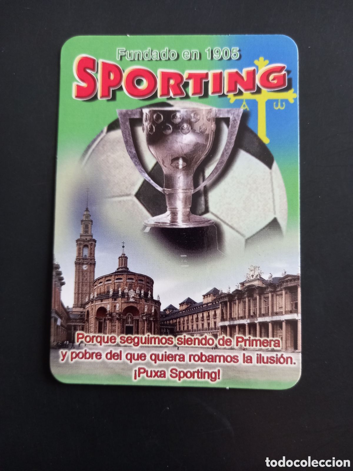 Colecionismo Calend&aacute;rios: CALENDARIO DE BOLSILLO A&Ntilde;O 2011 - SPORTING DE GIJ&Oacute;N, PUBLICIDAD CAF&Eacute; BAR CAMPOSOL (GRADO)