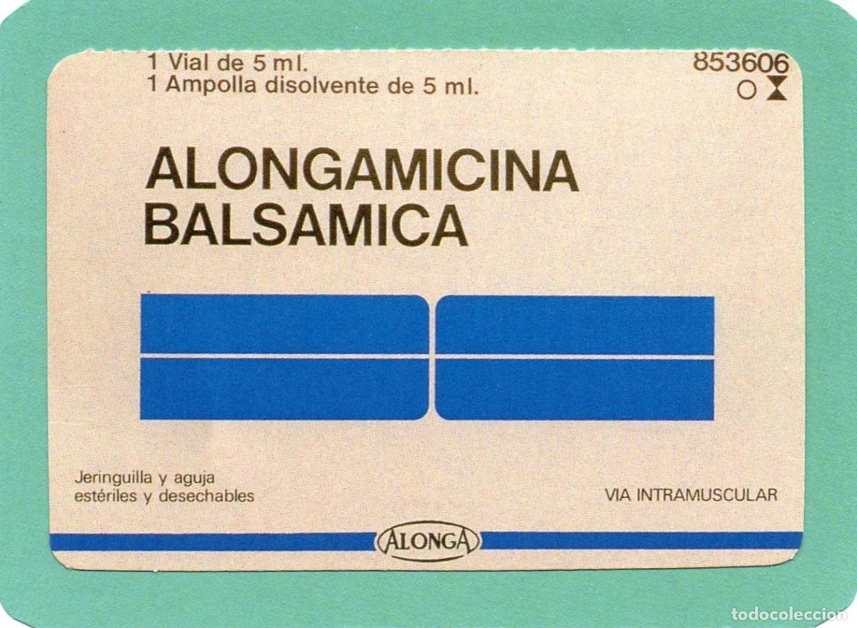 Sammeln von Kalendern: Calendario de Publicidad 1990 - ALONGAMICINA BALSAMICA
