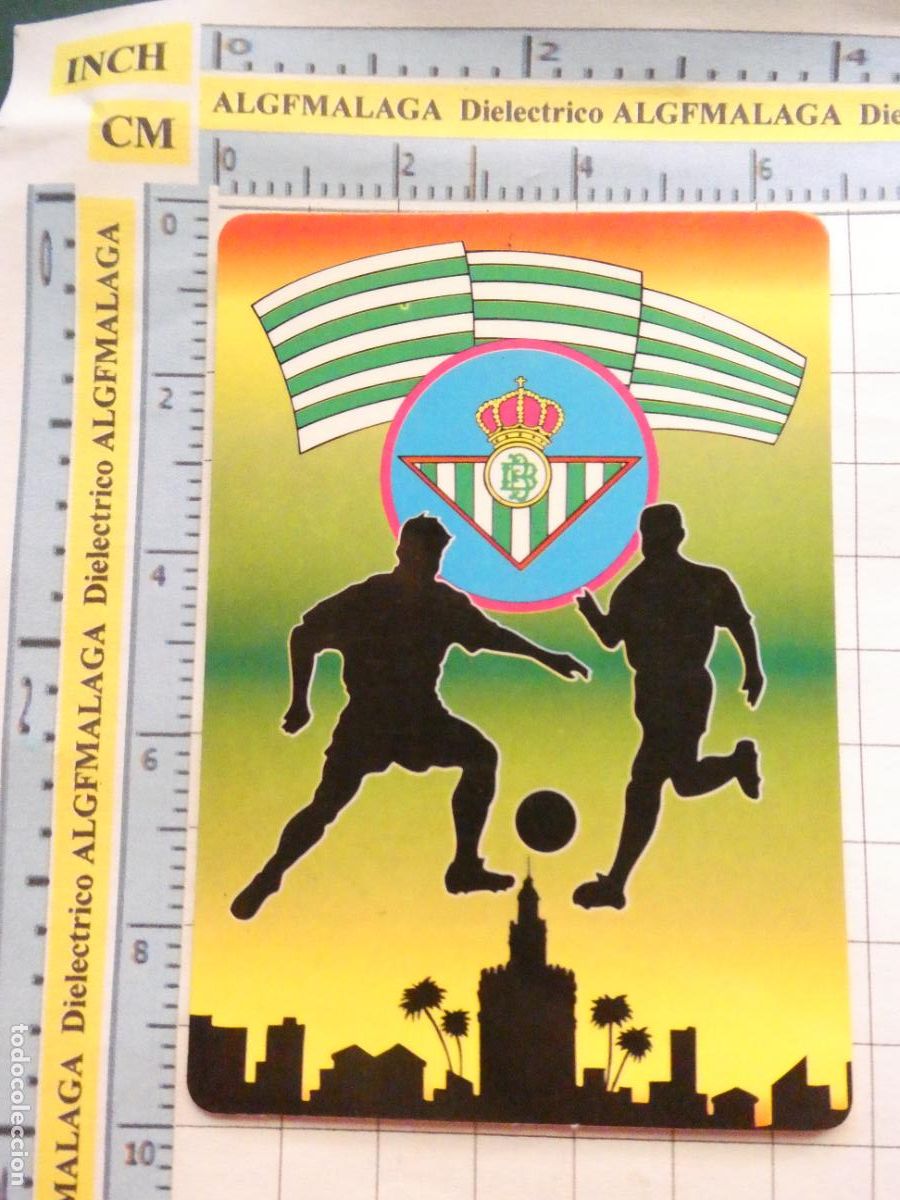 Colecionismo Calend&aacute;rios: CALENDARIO DE BOLSILLO. REAL BETIS BALOMPI&Eacute; F&Uacute;TBOL. A&Ntilde;O 1997. 27
