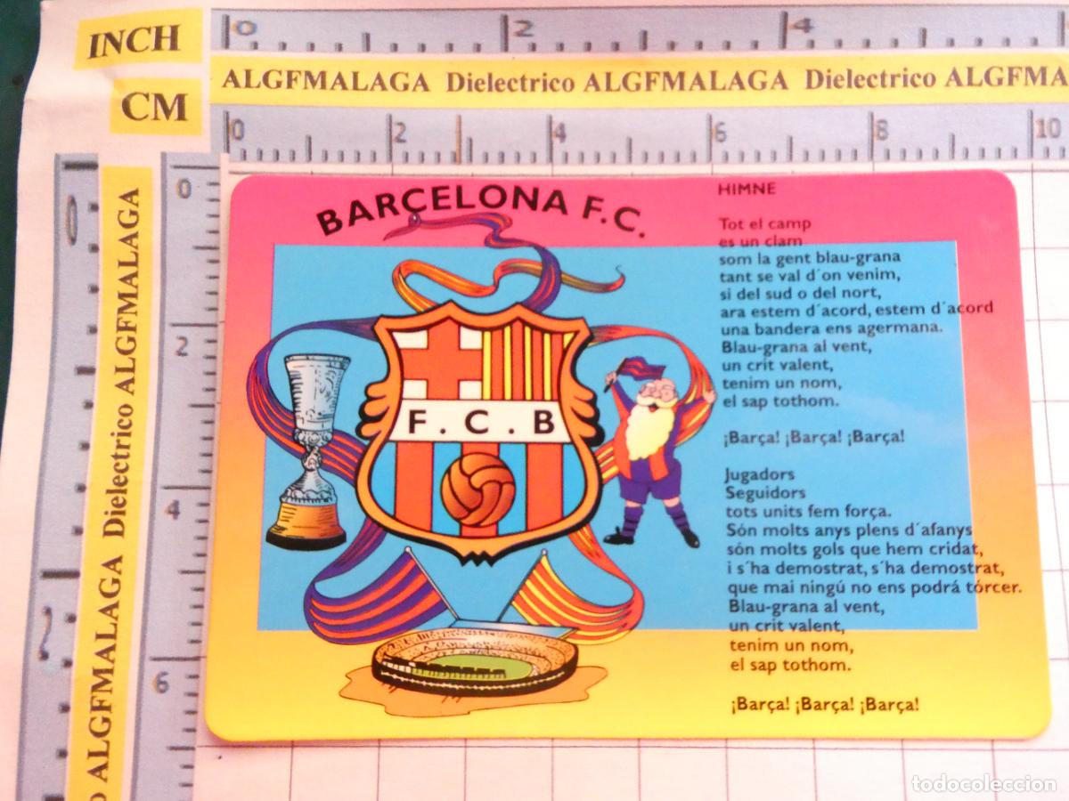 Colecionismo Calend&aacute;rios: CALENDARIO DE BOLSILLO. F&Uacute;TBOL. FC BARCELONA. A&Ntilde;O 1998. PUBLICIDAD GIJ&Oacute;N. 8