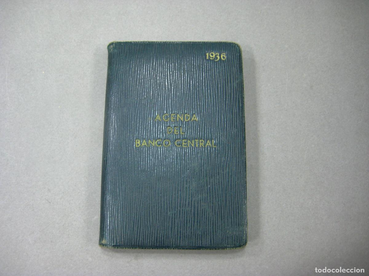 Coleccionismo calendarios: AGENDA CALENDARIO DE 1936 DEL BANCO CENTRAL