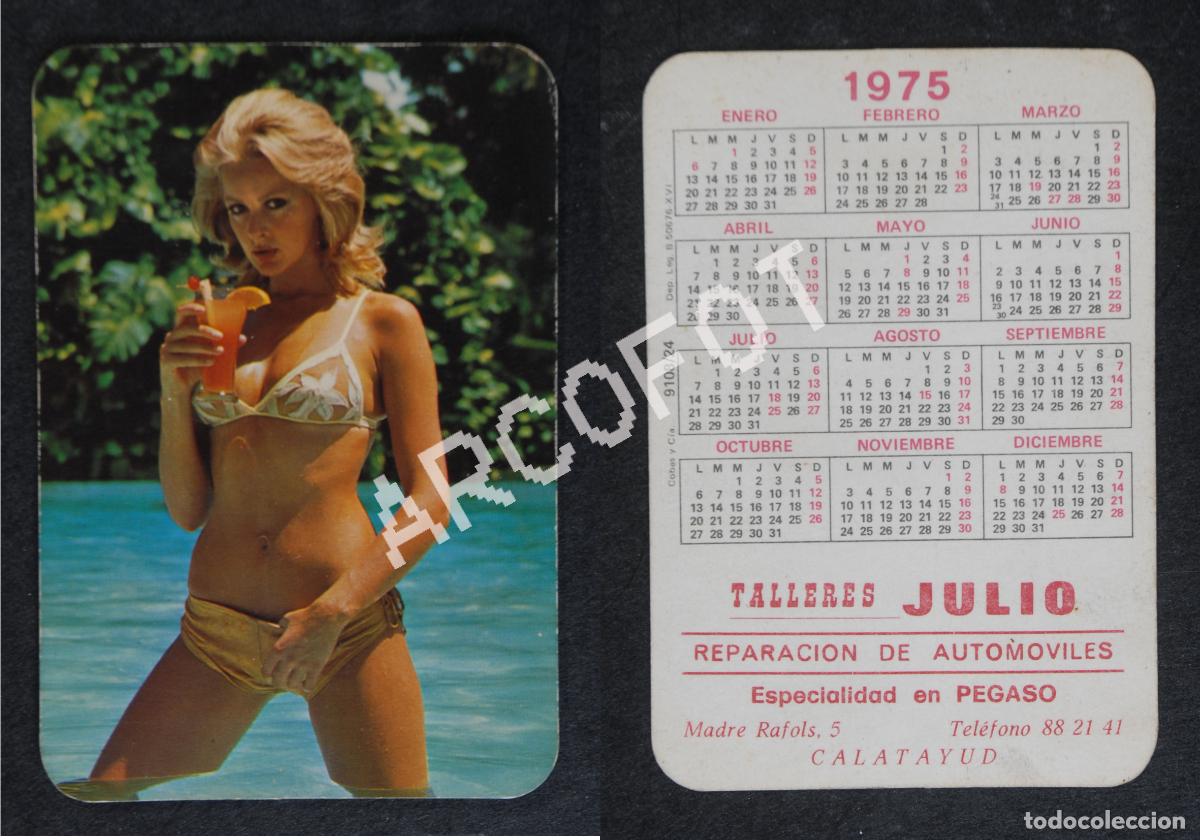 Coleccionismo Calendarios: Calendario 1975 - TALLERES JULIO - Especialidad en PEGASO - CALATAYUD