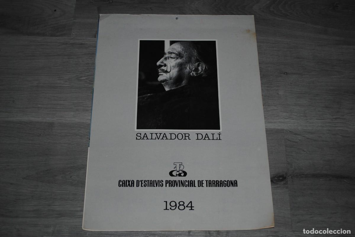 Coleccionismo calendarios: ANTIGUO CALENDARIO DE PARED- CAIXA D SETALVIS PROVINCIAL DE TARRAGONA - 1984 - SALVADOR DALI