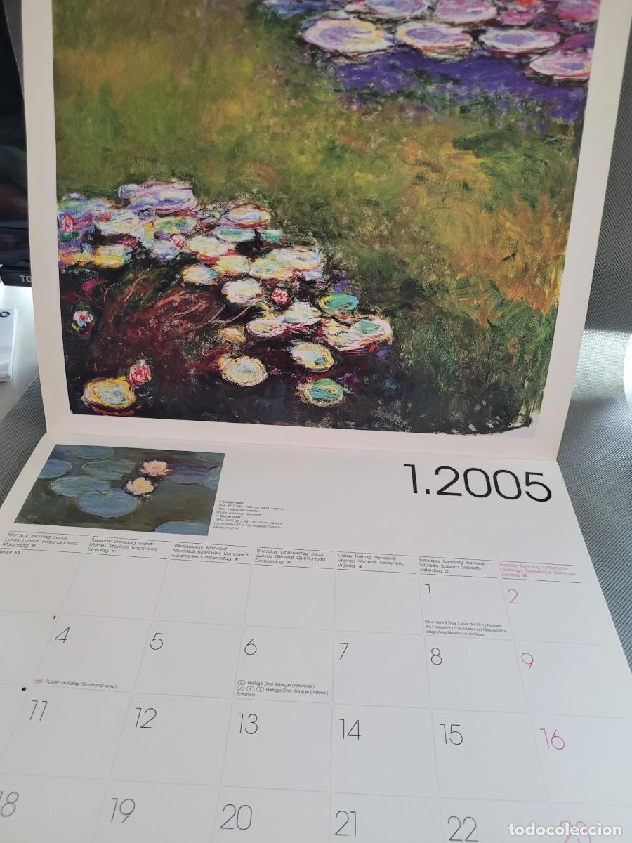Coleccionismo calendarios: CALENDARIO MONET 2005 ARTE - Foto 3