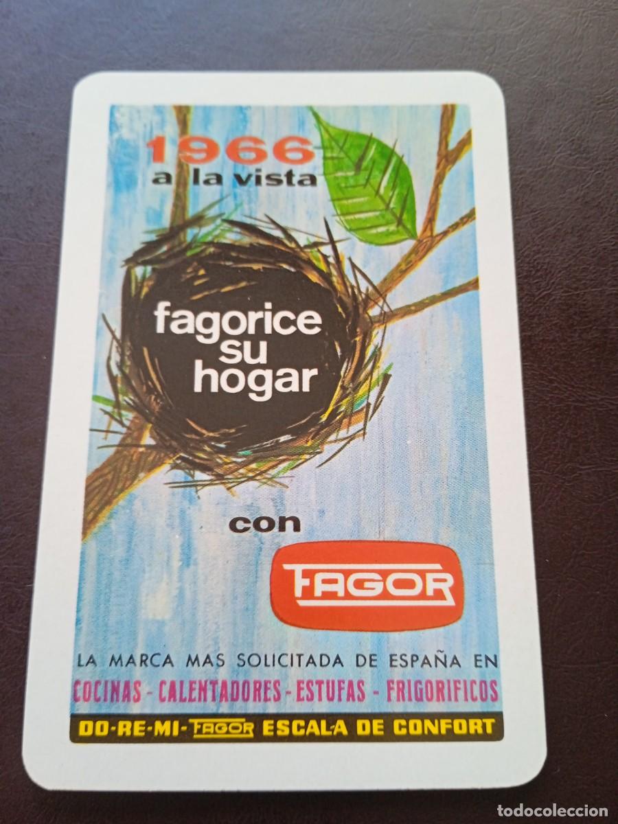 Collectables Calendars: 160 Calendario de bolsillo Fournier 1966 Fagor