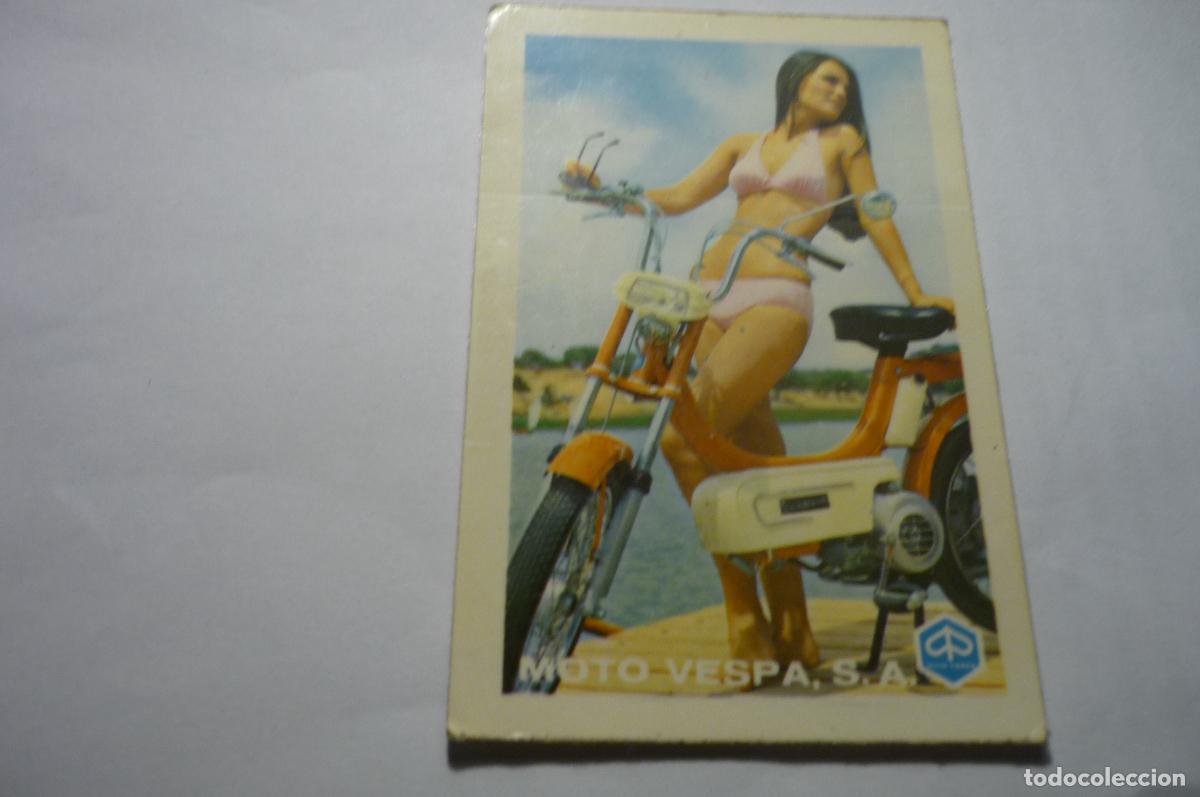 Coleccionismo Calendarios: calendario moto vespa sa 1973