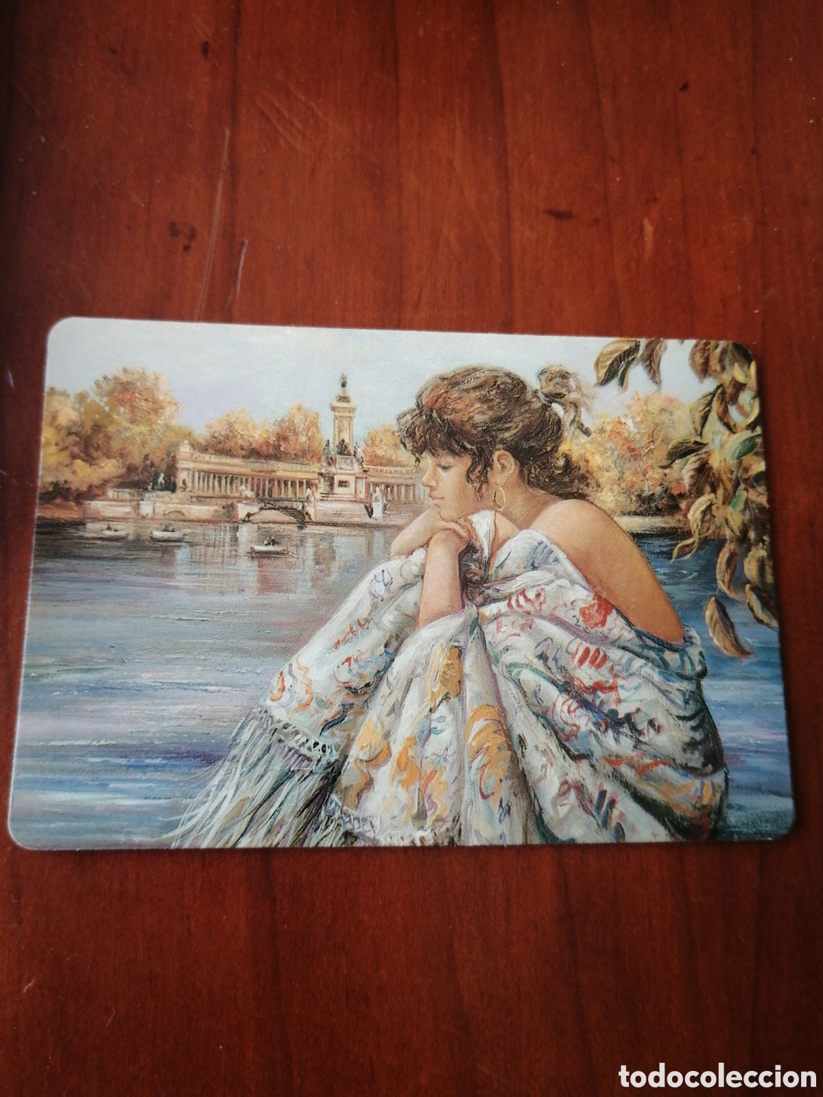 Coleccionismo Calendarios: CALENDARIO PINTURA CUADRO 2000 MUCHACHA