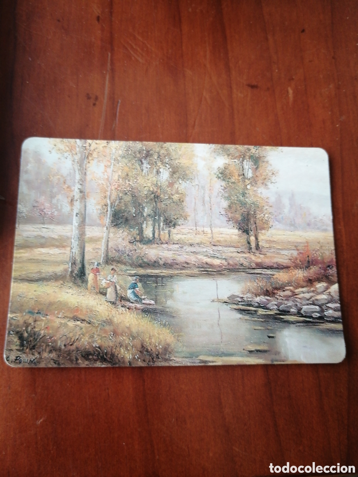 Coleccionismo Calendarios: CALENDARIO PINTURA CUADRO 1997 EXCAVACIONES BARCENILLA RIO