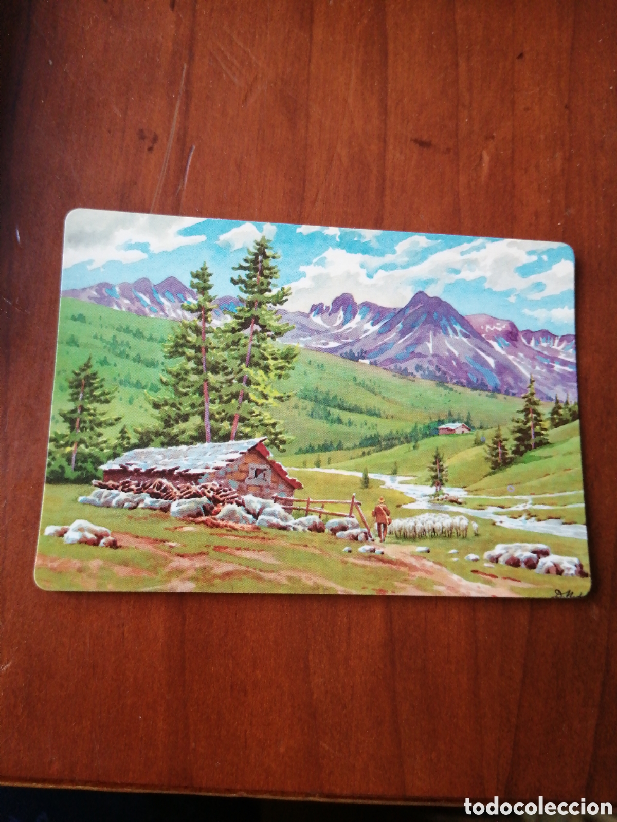 Coleccionismo Calendarios: CALENDARIO PINTURA CUADRO 2001 PAISAJE MONTA&Ntilde;A