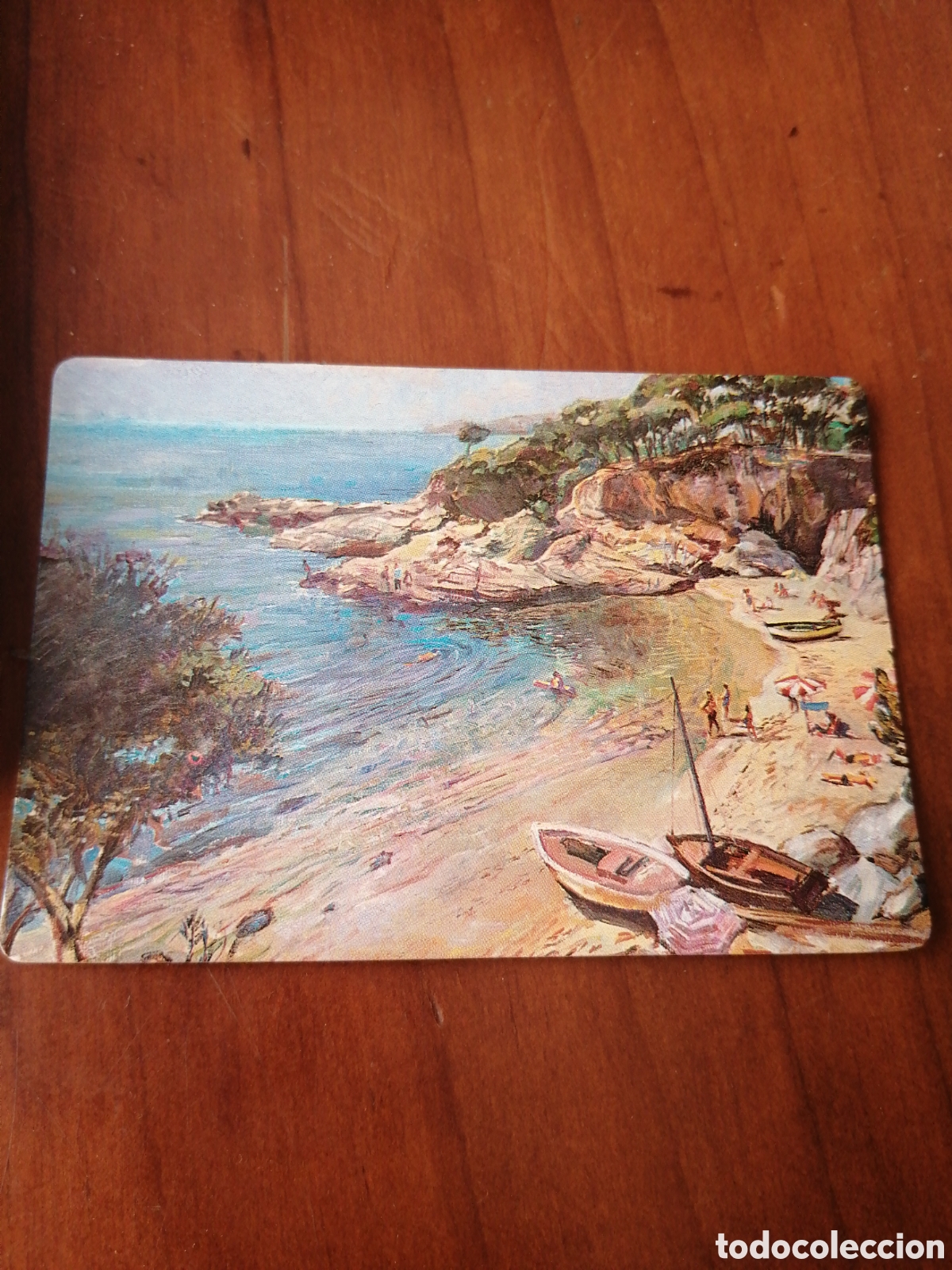 Coleccionismo Calendarios: CALENDARIO PINTURA CUADRO 2001 PAISAJE MAR