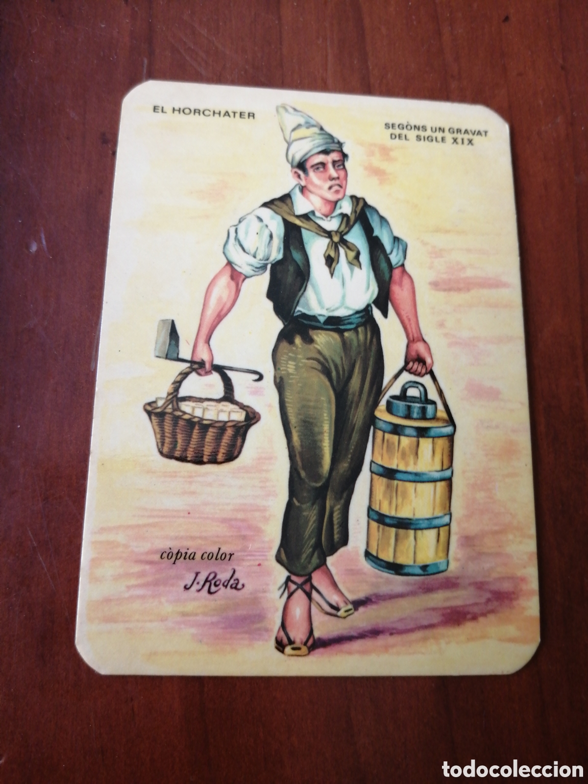 Colecionismo Calend&aacute;rios: CALENDARIO DIBUJO PINTURA CUADRO 1990 EL HORCHATER J. RODA