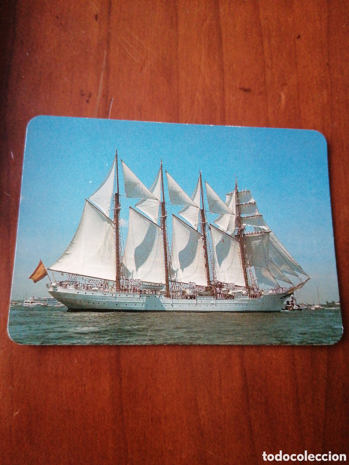 Colecionismo Calend&aacute;rios: CALENDARIO PINTURA CUADRO 1994 KIOSCO PUIG HUELVA BARCO