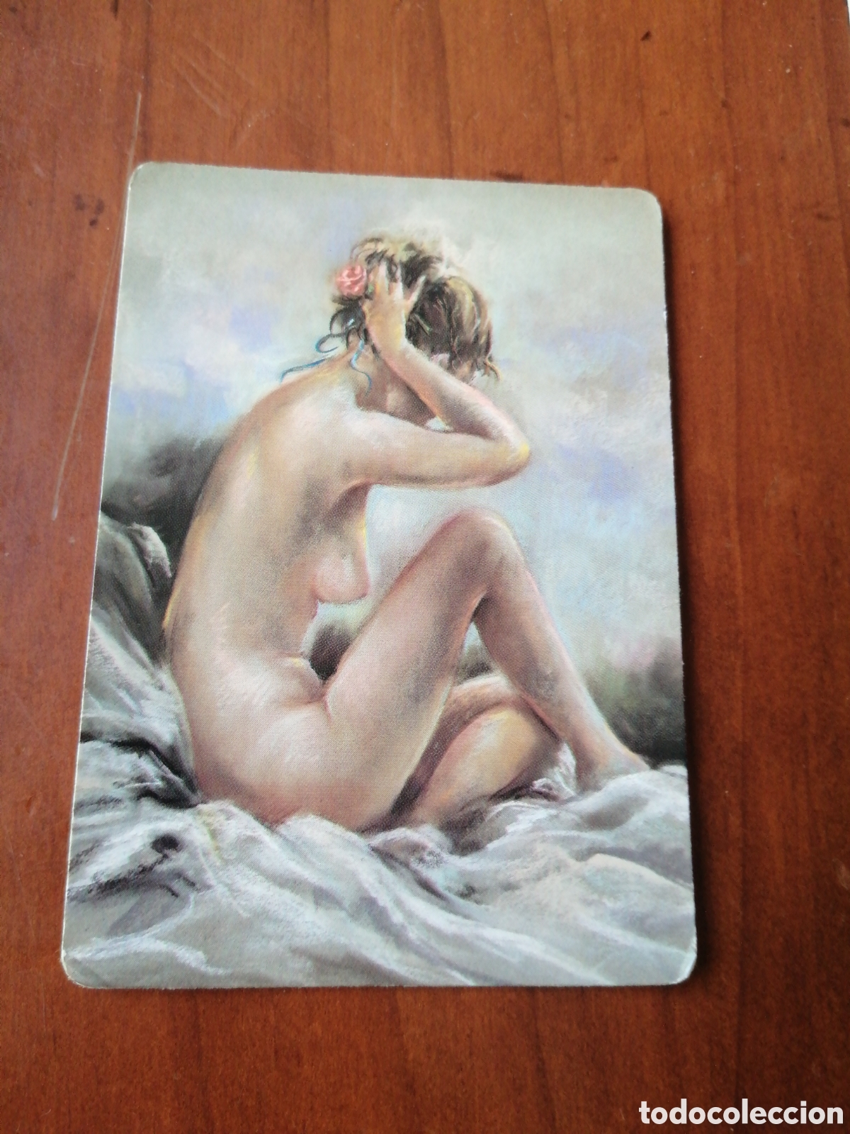 Coleccionismo Calendarios: CALENDARIO PINTURA CUADRO MUJER DESNUDA 1998