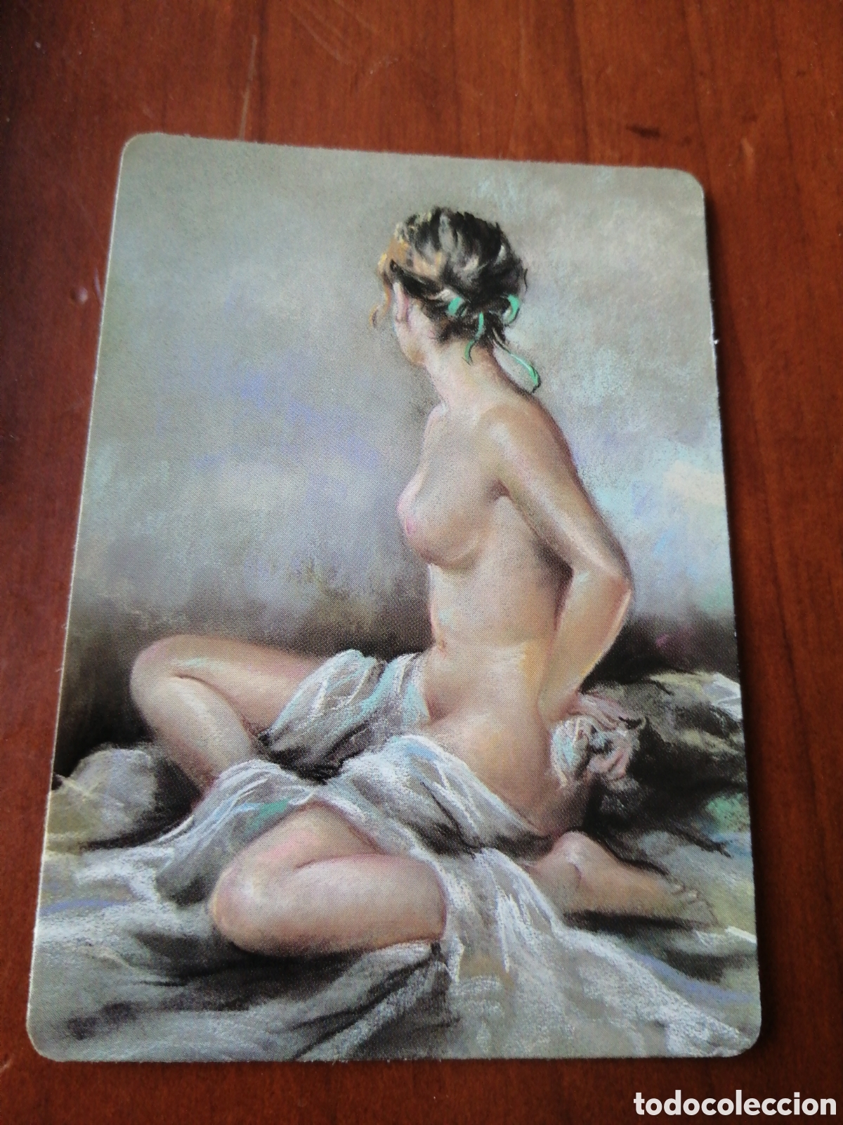 Coleccionismo Calendarios: CALENDARIO PINTURA CUADRO MUJER DESNUDA 1998