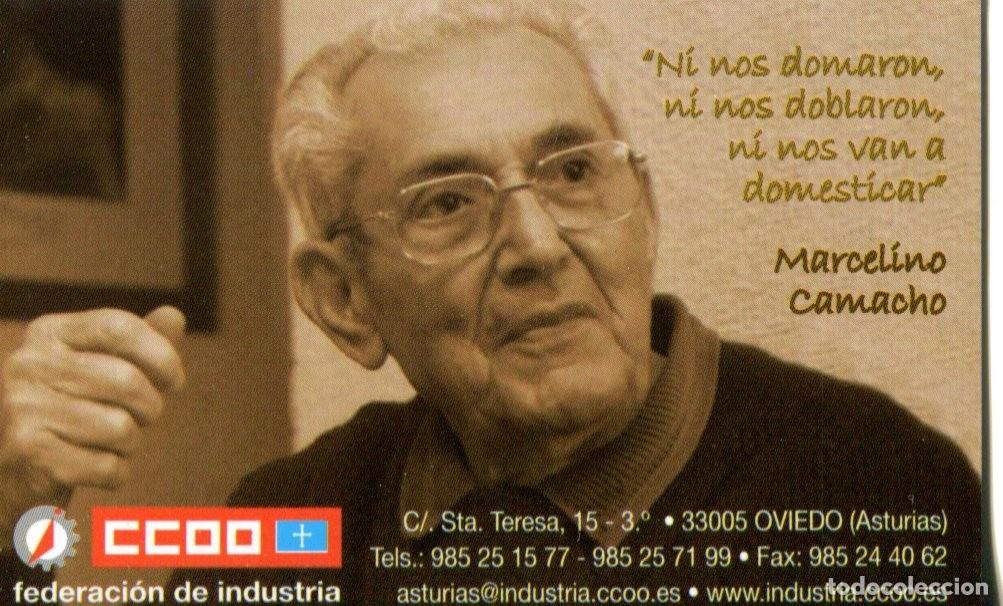 Colecionismo Calend&aacute;rios: CALENDARIO 2011 POLITICO - CCOO OVIEDO (ASTURIAS) MARCELINO CAMACHO