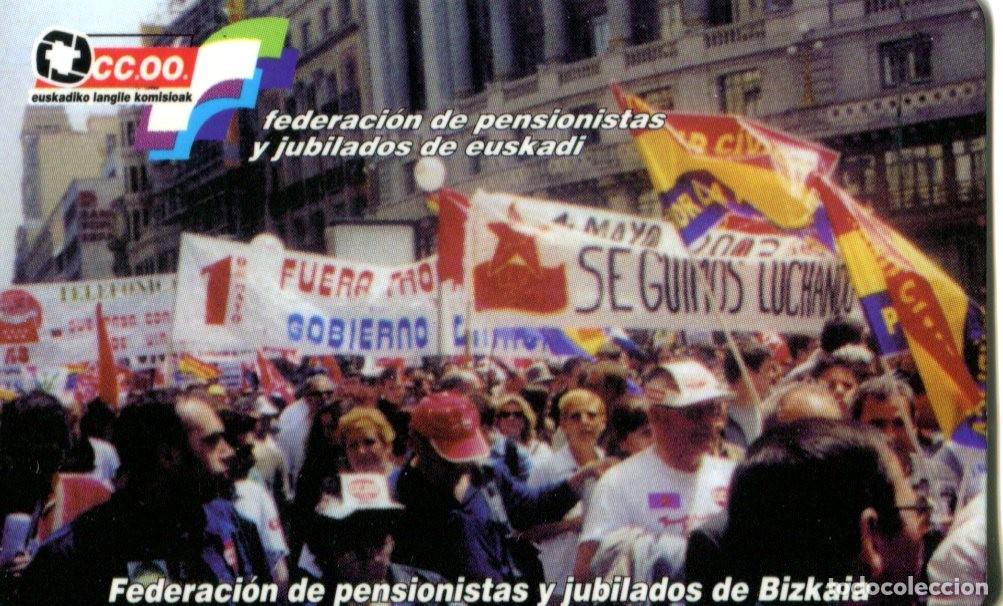 Colecionismo Calend&aacute;rios: CALENDARIO DE BOLSILLO POL&Iacute;TICA - CCOO BILBAO 2005 FEDERACION PENSIONISTAS Y JUBILADOS