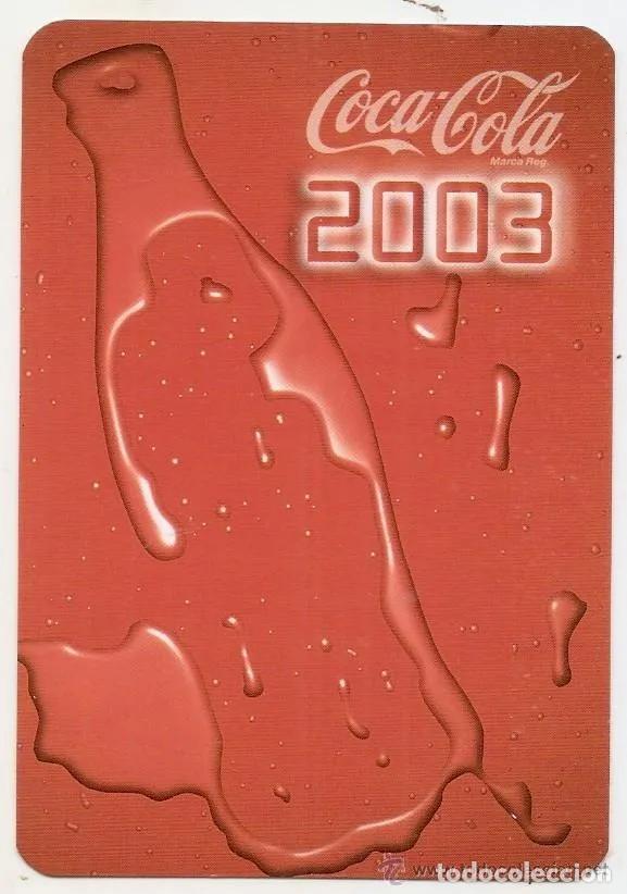 Coleccionismo calendarios: COCA-COLA 2003, calendario de bolsillo
