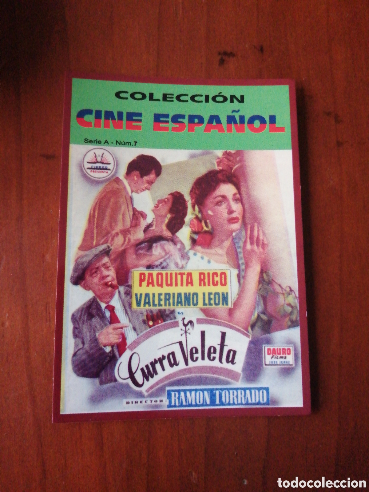 Sammeln von Kalendern: CALENDARIO 2009 COLECCION CINE ESPA&Ntilde;OL SERIE A N &ordm; 7 CURRA VELETA