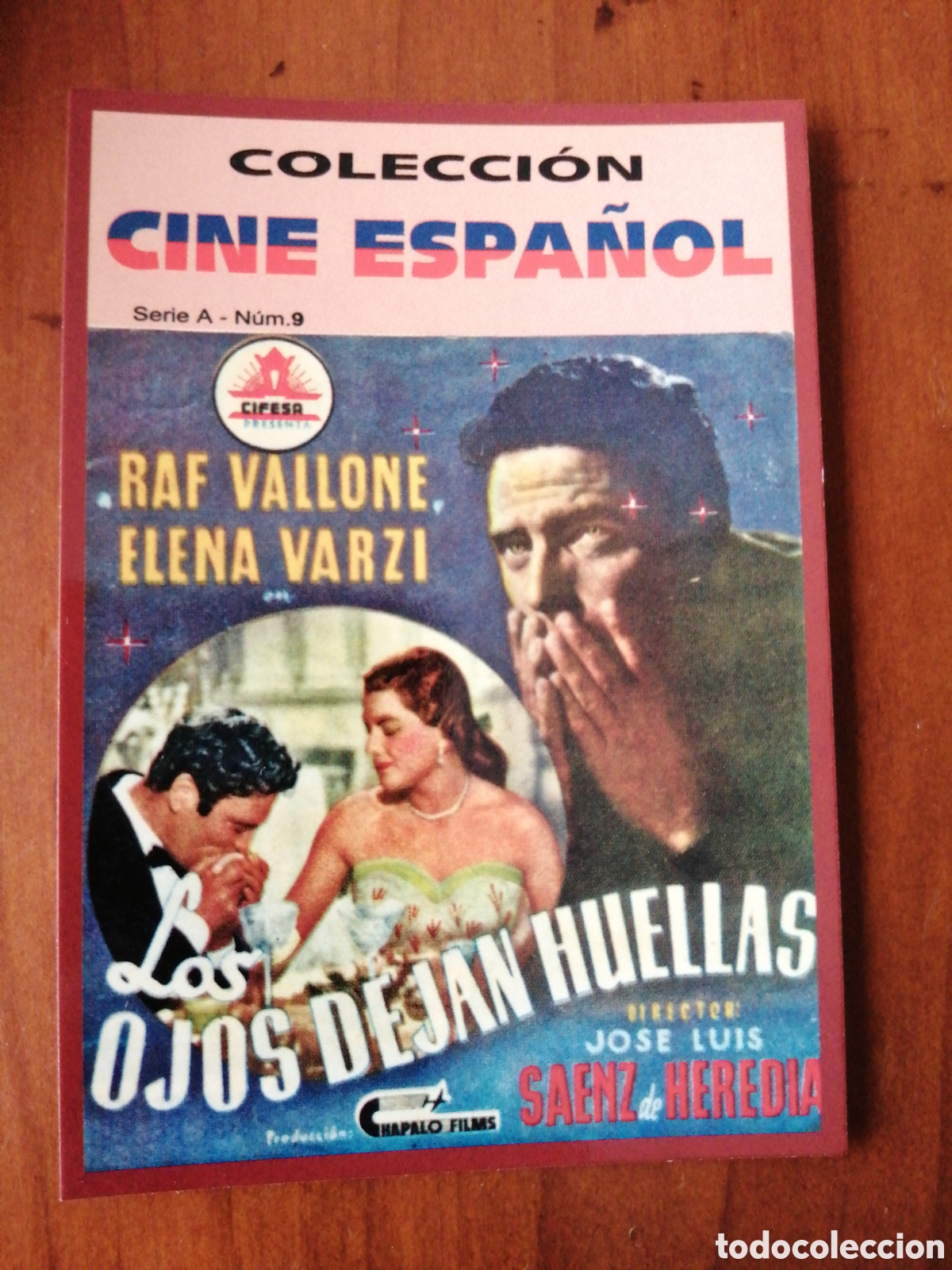 Sammeln von Kalendern: CALENDARIO 2009 COLECCION CINE ESPA&Ntilde;OL SERIE A N &ordm; 9 LOS OJOS DEJAN HUELLAS