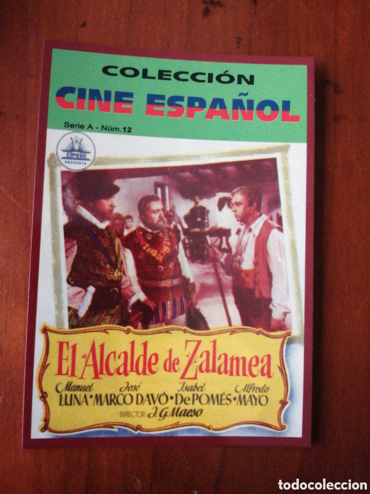 Sammeln von Kalendern: CALENDARIO 2009 COLECCION CINE ESPA&Ntilde;OL SERIE A N &ordm; 12 EL ALCALDE DE ZALAMEA