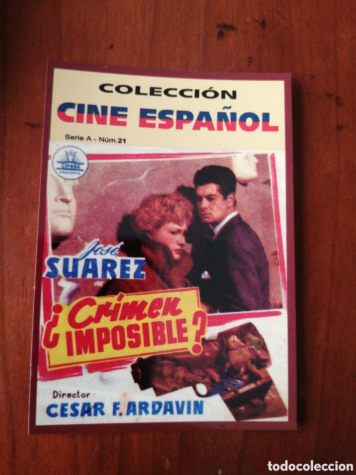 Sammeln von Kalendern: CALENDARIO 2009 COLECCION CINE ESPA&Ntilde;OL SERIE A N &ordm; 21 &iquest; CRIMEN IMPOSIBLE?