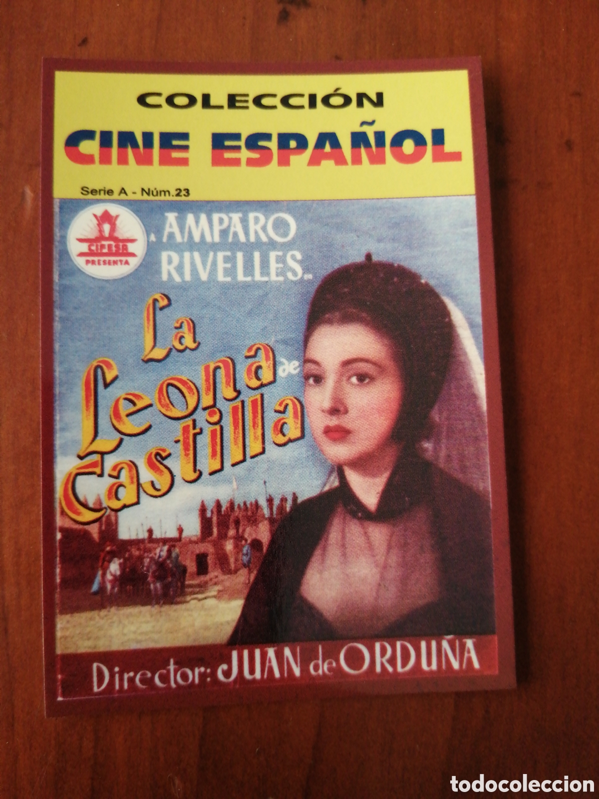 Colecionismo Calend&aacute;rios: CALENDARIO 2009 COLECCION CINE ESPA&Ntilde;OL SERIE A N &ordm; 23 LA LEONA DE CASTILLA