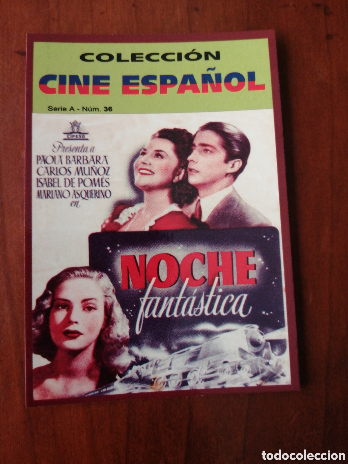 Coleccionismo Calendarios: CALENDARIO 2009 COLECCION CINE ESPA&Ntilde;OL SERIE A N &ordm; 36 NOCHE FANTASTICA