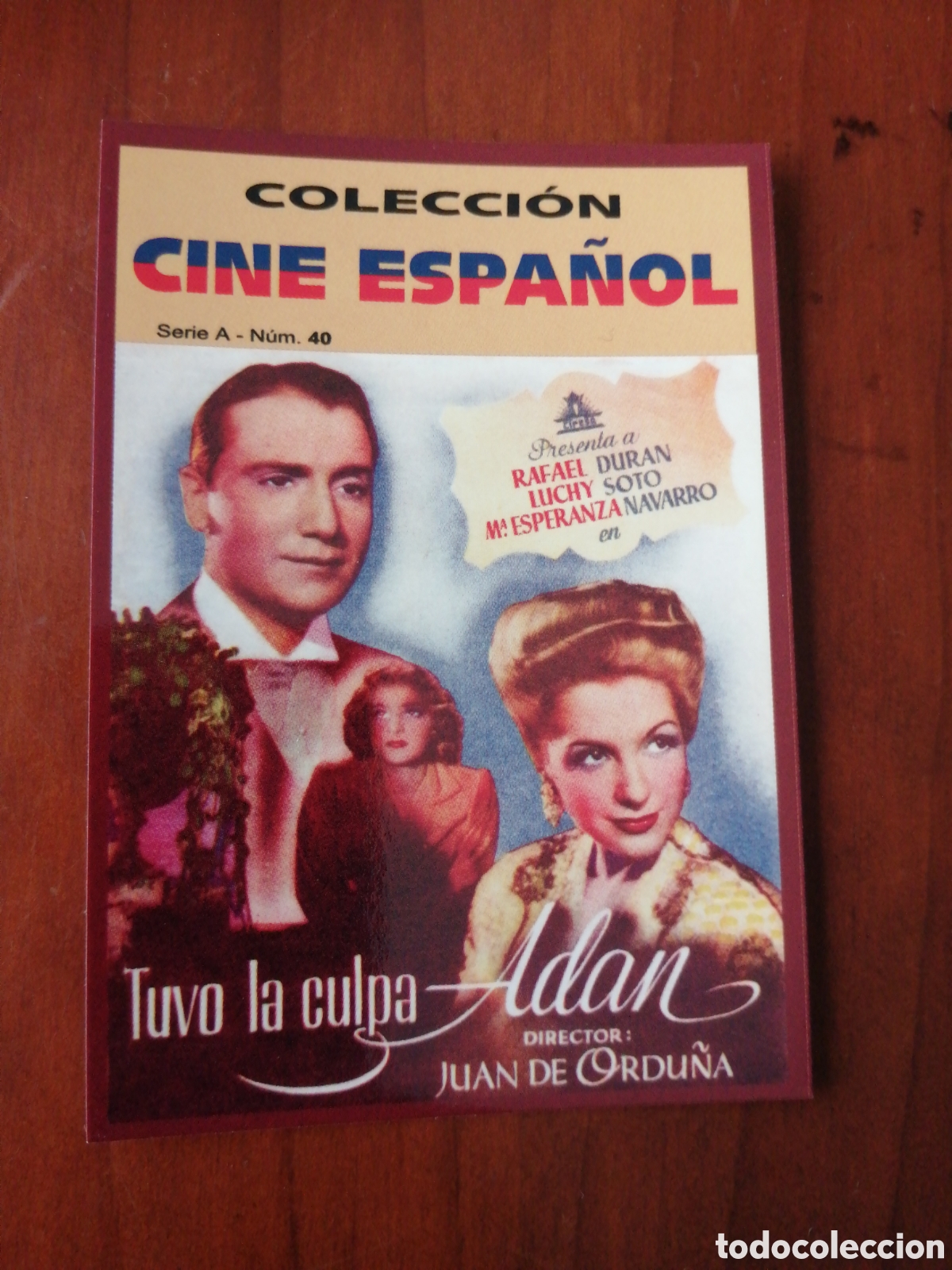Sammeln von Kalendern: CALENDARIO 2009 COLECCION CINE ESPA&Ntilde;OL SERIE A N &ordm; 40 TUVO LA CULPA ADAN