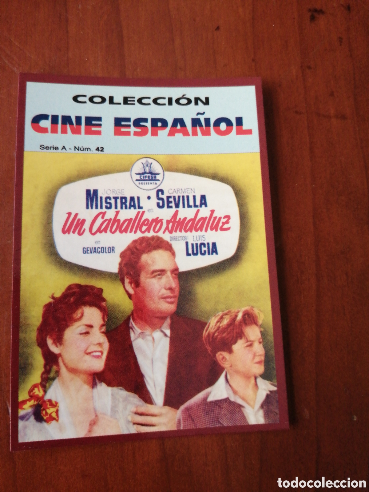 Sammeln von Kalendern: CALENDARIO 2009 COLECCION CINE ESPA&Ntilde;OL SERIE A N &ordm; 42 UN CABALLERO ANDALUZ