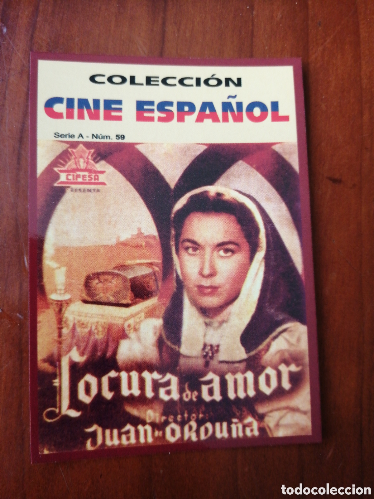 Sammeln von Kalendern: CALENDARIO 2009 COLECCION CINE ESPA&Ntilde;OL SERIE A N &ordm; 59 LOCURA DE AMOR
